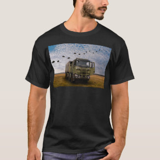 Dutch Army Kl Truck And Paradrop. T-Shirt