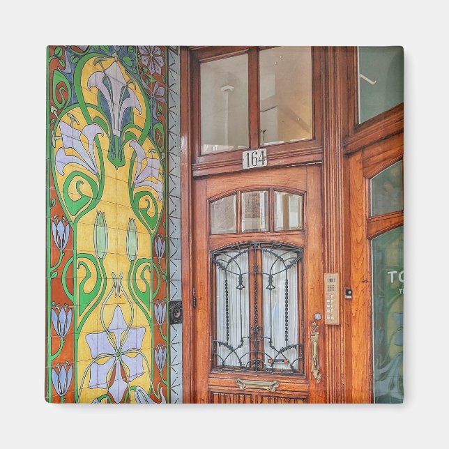 Dutch Art Nouveau Door Magnet (Front)