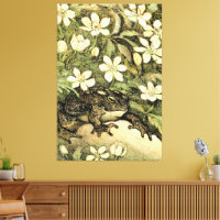 Dutch Art Nouveau Toad and Dogwood