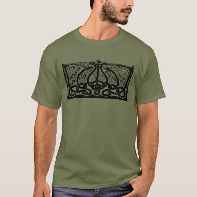 Dutch Arts & Crafts Knot of Eels or Snakes T-Shirt (Front)