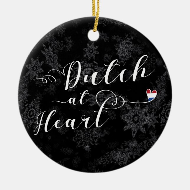 Dutch At Heart, Christmas Tree Ornament (Front)