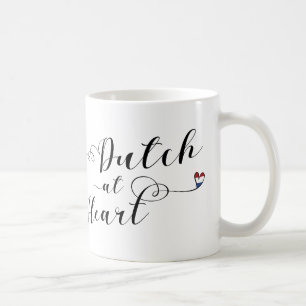 Dutch At Heart Mug, Netherlands Coffee Mug