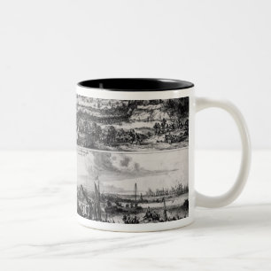 Dutch Attack on the River Medway Two-Tone Coffee Mug