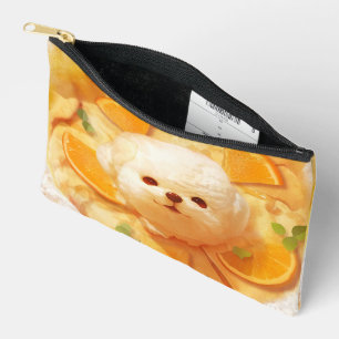 Dutch Baby Pancake with Cute Dog Ice Cream Accessory Pouch