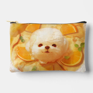 Dutch Baby Pancake with Cute Dog Ice Cream Accessory Pouch