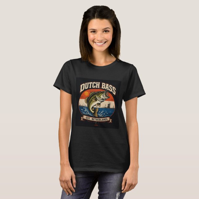 Dutch Bass Fish T-Shirt (Front Full)
