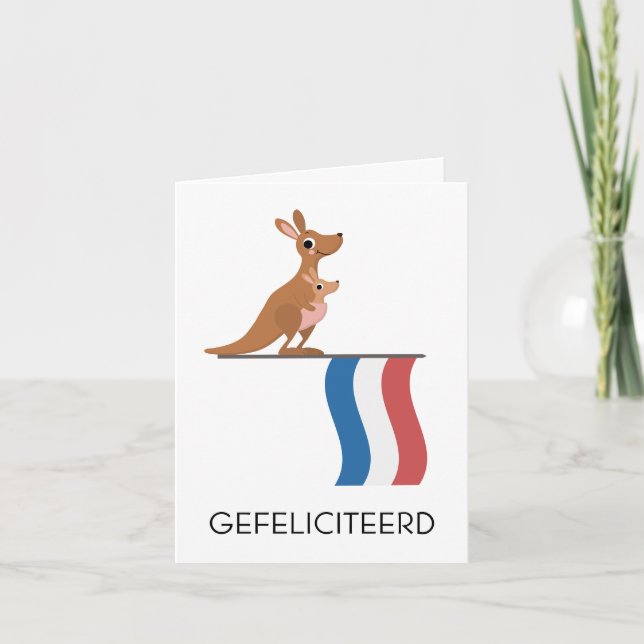 Dutch Birthday Card – Gefeliciteerd (Front)