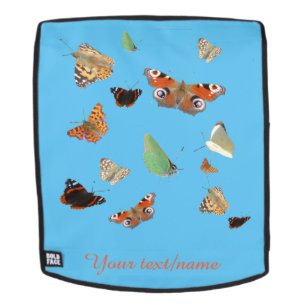 Dutch Butterflies Customisable Backback Face Backpack