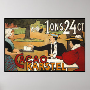 Dutch Cacao Ad 1897 Poster