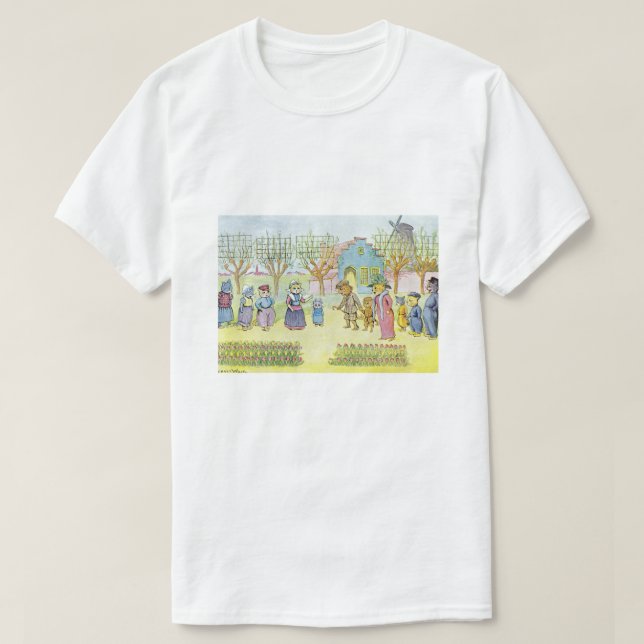 Dutch cats, Louis Wain T-Shirt (Design Front)