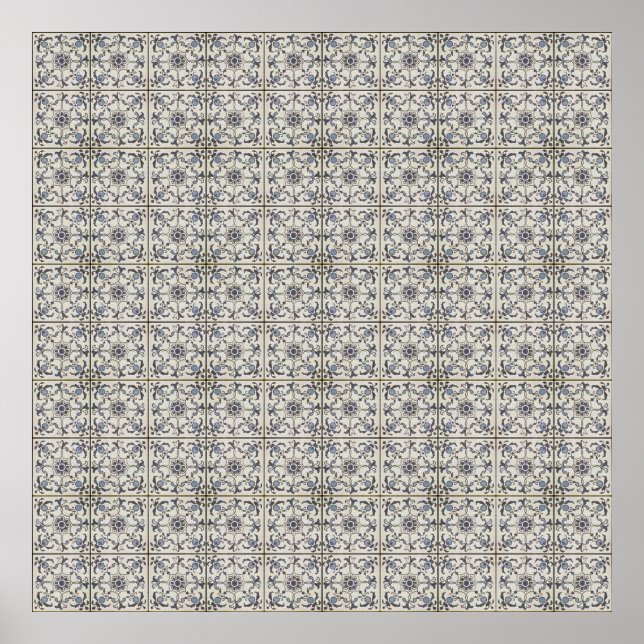 Dutch Ceramic Tiles 2 Poster (Front)