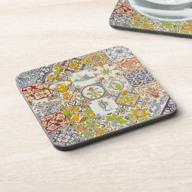Dutch Ceramic Tiles Coaster (Left Side)