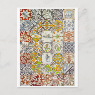 Dutch Ceramic Tiles Postcard