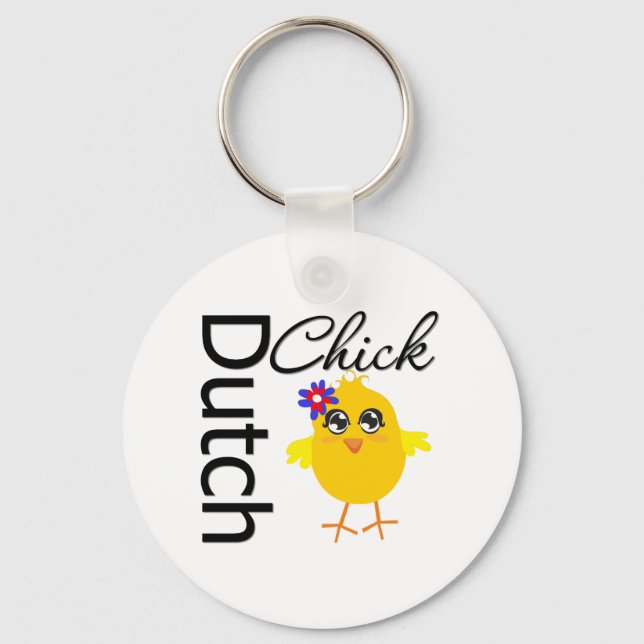Dutch Chick Key Ring (Front)