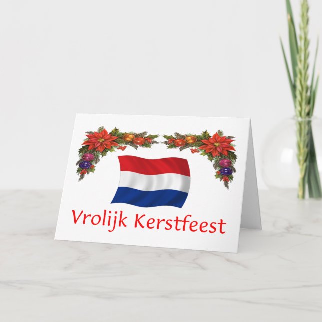 Dutch Christmas Holiday Card (Front)