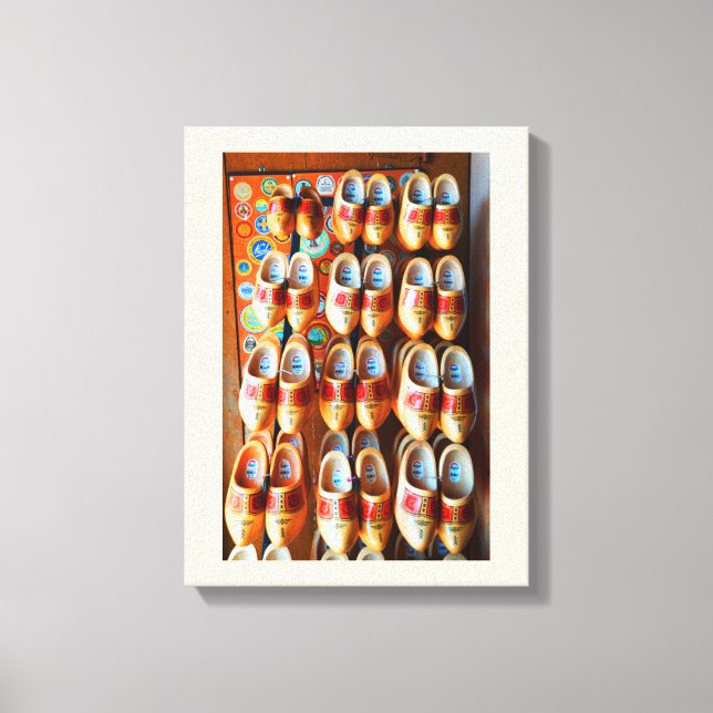 Dutch clogs canvas print (Front)