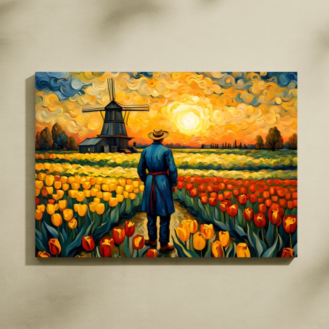 Dutch Farmer Canvas Print (Dutch Farmer Canvas Print)