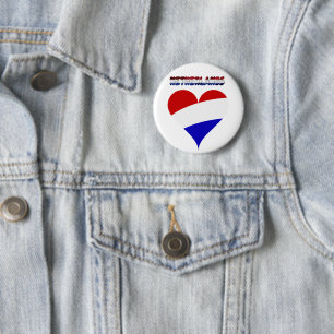 Dutch flag 6 cm round badge