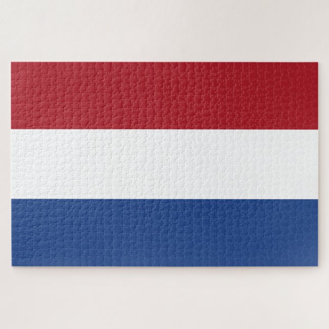 Dutch Flag Jigsaw Puzzle (Horizontal)