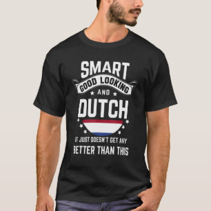 Dutch Flag Native Pride  Netherlands Dutch Roots T-Shirt