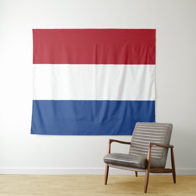 Dutch flag tricolor tapestry (In Situ (Horizontal))