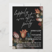Dutch Floral pn Black Happily Ever After Party