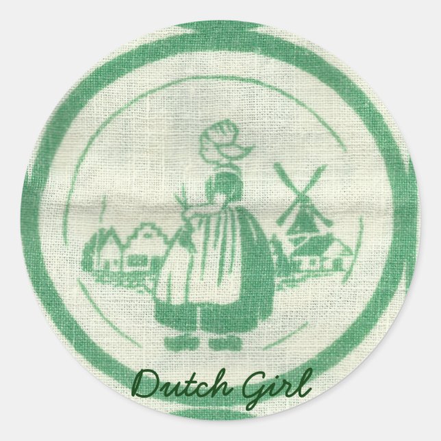 Dutch Girl Stickers (Front)