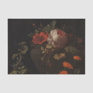 Dutch Golden Age Flowers Painting Tissue Paper