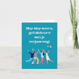 Dutch Happy Birthday Card