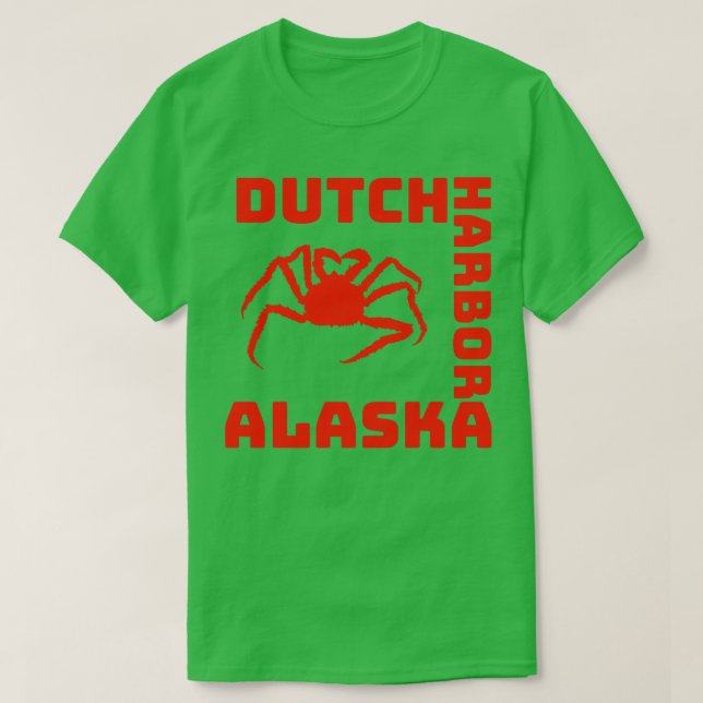 Dutch Harbour Alaska Crab Long Sleeve  T-Shirt (Design Front)