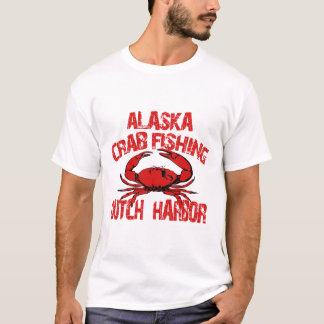 Dutch Harbour Alaska Red Crab Fishing T-Shirt