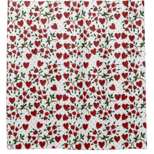 Dutch Heart Shower Curtain