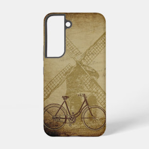 Dutch Holland Windmill Bicycle Art Samsung Galaxy Case
