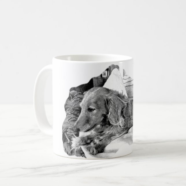 Dutch Hound Portrait Mug (Front Left)