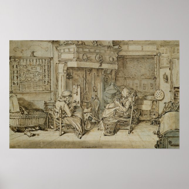 Dutch interior, 1617 poster (Front)