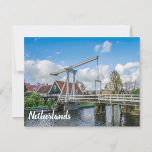 Dutch lifting wooden bridge
