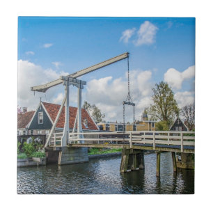Dutch lifting wooden bridge tile
