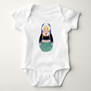 Dutch Matryoshka Baby Bodysuit