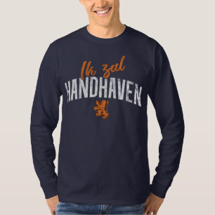 Dutch Motto Tee, Ik Zal Handhaven T-Shirt