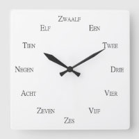 Dutch Numbers Language Learning Personalizable