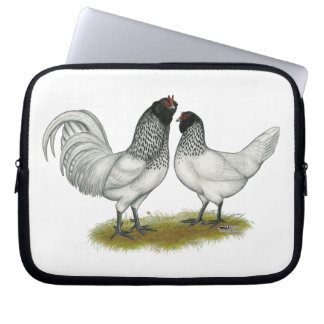 Dutch Owl Beard Chickens Laptop Sleeve