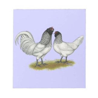 Dutch Owl Beard Chickens Notepad
