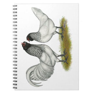 Dutch Owl Beard Chickens Spiral Notebook