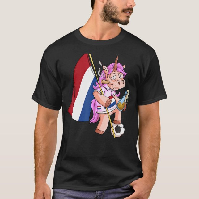 Dutch Party Unicorn T-Shirt (Front)