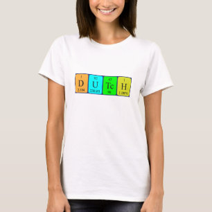Dutch periodic table patriotic shirt
