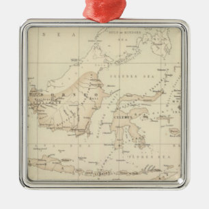 Dutch Possessions in the Indian Archipelago Metal Tree Decoration