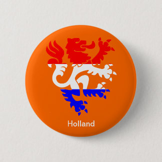 Dutch Queen's day 6 Cm Round Badge