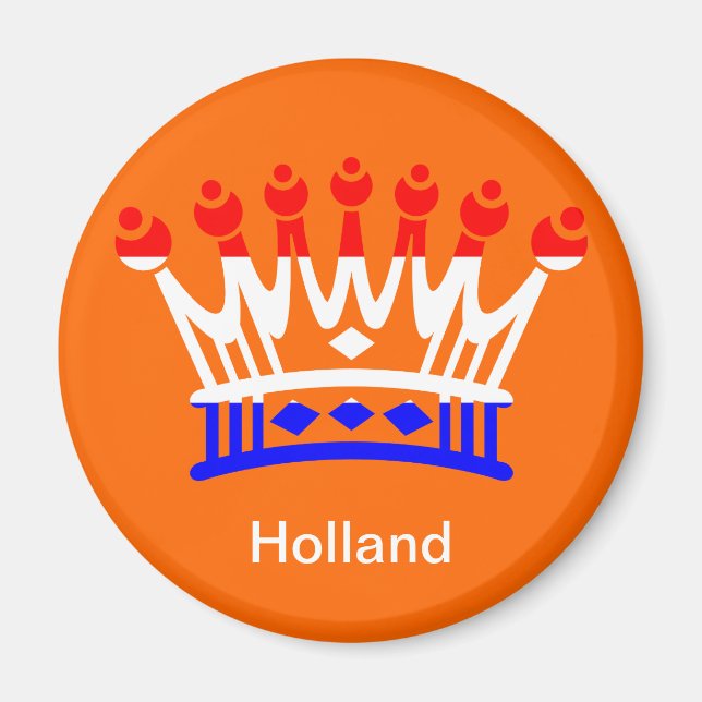 Dutch Queen's day Magnet (Front)