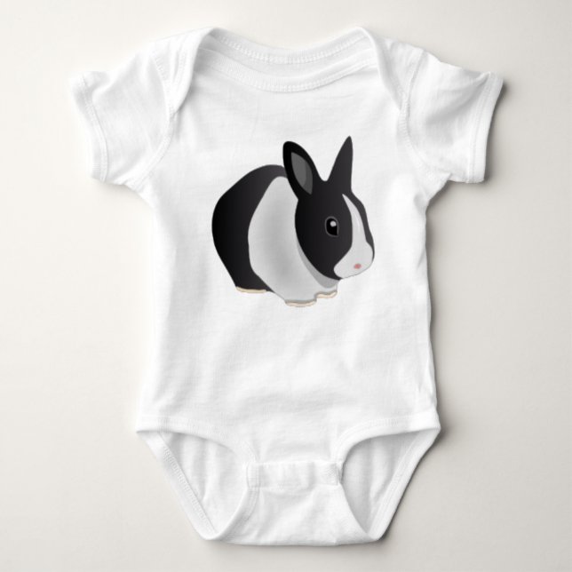 Dutch Rabbit Baby Bodysuit (Front)