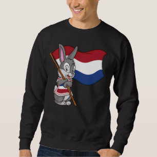 Dutch Rabbit Netherlands Flag Sweatshirt